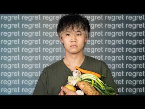 YouTube thumbnail for i went vegan as a joke... it changed me