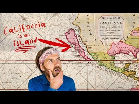 YouTube thumbnail for The Biggest Mapping Mistake of all time (Was California an island?)