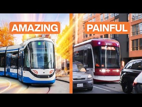 YouTube thumbnail for Trams are Great! So why are the Streetcars SO BAD!?