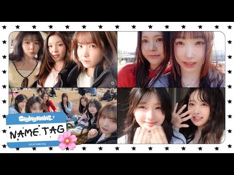 YouTube thumbnail for [NAMETAG] ShaLala vibes🌸 Grab snacks & meet us at Hangang! | Nodeul Island Picnic | SMN Picnic Vlog