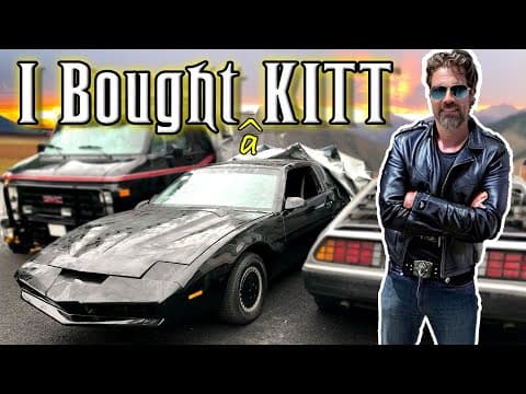 YouTube thumbnail for Buying a Hollywood Icon: I waited 40 yrs to own KITT from Knight Rider by Retro Recipes (21m)