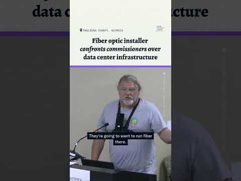YouTube thumbnail for [2:48] Professional Fiber installer calls out Paulding County commissioners for lying about datacenter