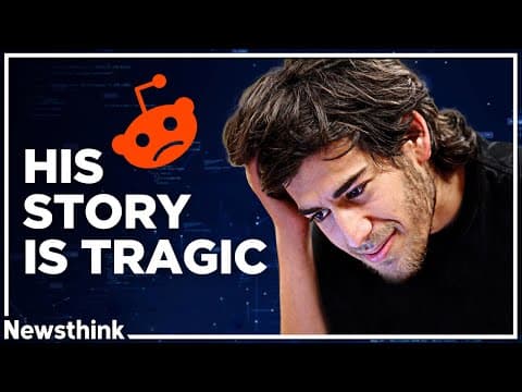 YouTube thumbnail for Spez AMA made me look into Aaron Schwartz. Such a tragic story, even more sad with the direction Reddit is heading to
