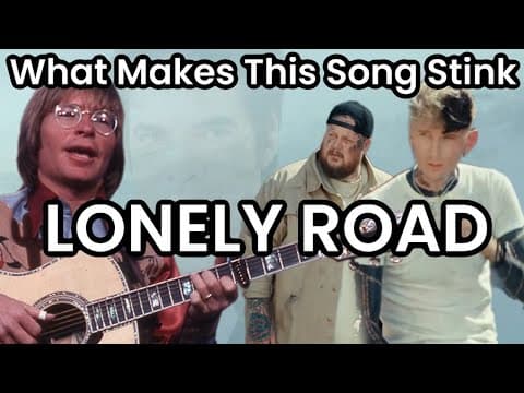 YouTube thumbnail for What Makes This Song Stink Ep. 9 - MGK & Jelly Roll "Lonely Road"