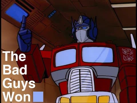 YouTube thumbnail for Transformers: The Bad Guys Won