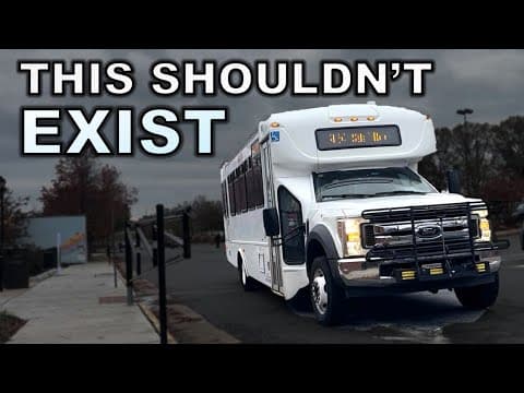YouTube thumbnail for Welcome to Leesburg, VA, USA, where you need to take a 30-minute bus ride (that comes every 30 minutes or so) to get from one side of the road to the other.