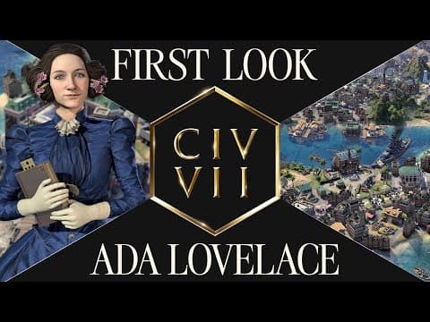 YouTube thumbnail for First Look: Ada Lovelace | Civilization VII