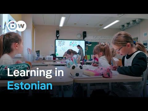 YouTube thumbnail for Why Estonia's schools are abandoning teaching in Russian | Focus on Europe