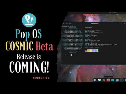 YouTube thumbnail for Cosmic first beta release is near