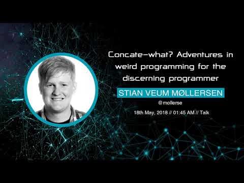 YouTube thumbnail for Concate-what? (NewCrafts 2018) - Stian Veum møllersen
