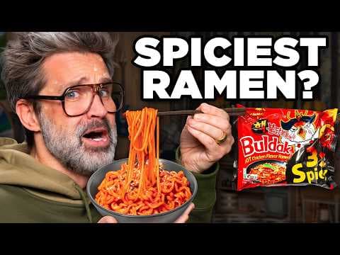 YouTube thumbnail for What’s the Spiciest Instant Ramen?