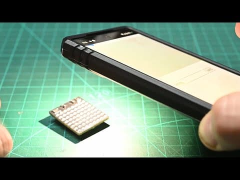 YouTube thumbnail for Light communication on CH32V003