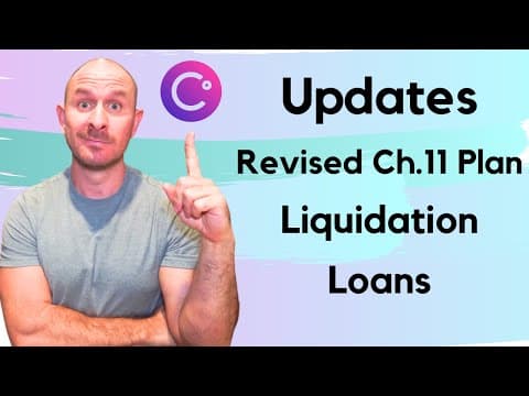 YouTube thumbnail for CELSIUS UPDATES: Revised Ch11 Plan, Class Claim, Liquidation & Loans