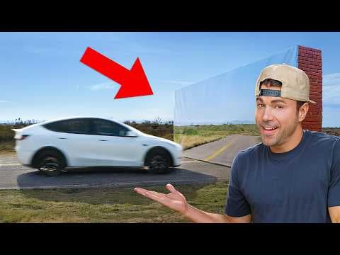 YouTube thumbnail for Marc Rober shows why Tesla's camera-only self-driving system is dangerous