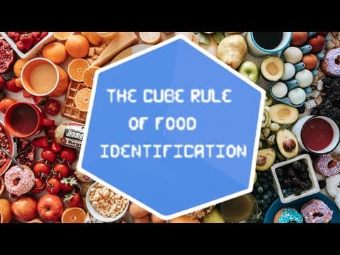 YouTube thumbnail for The Cube Rule of Food Identification