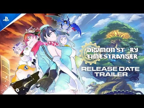 YouTube thumbnail for Digimon Story Time Stranger - Release Date Trailer (October 3)