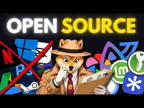 YouTube thumbnail for J'ai Testé des Outils Open Source pendant 150 jours