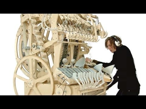 YouTube thumbnail for Wintergatan Original Marble Machine