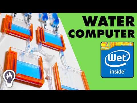 YouTube thumbnail for [video] I Made A Water Computer And It Actually Works