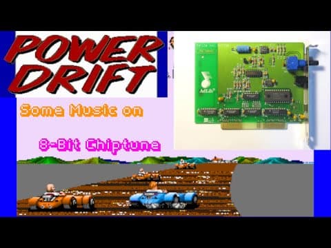 YouTube thumbnail for Power Drift [MS DOS] Some Music on Adlib