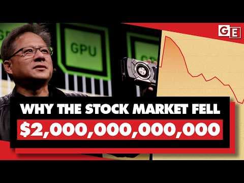 YouTube thumbnail for AI bubble madness: Why the stock market fell $2,000,000,000,000 in just FIVE HOURS