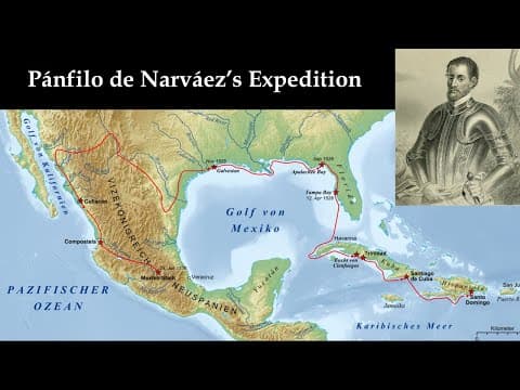 YouTube thumbnail for 600-man Spanish expedition tried to colonize Florida (Narváez expedition)