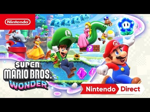 YouTube thumbnail for The new Super Mario game is looking pretty weird and wild
