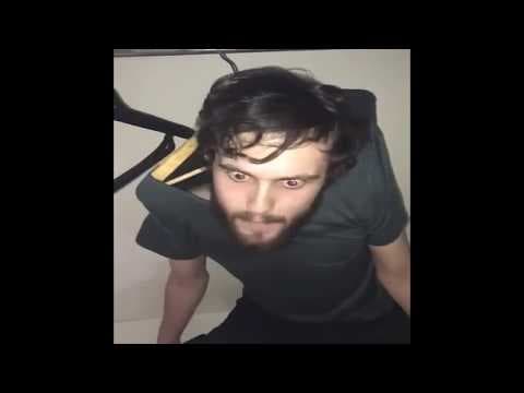 YouTube thumbnail for Dude on drugs thinks he is a coat.