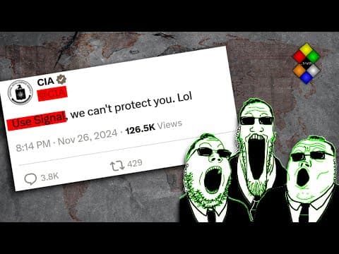 YouTube thumbnail for US Government Officially Recommends Signal - What This Means For You