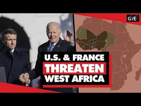 YouTube thumbnail for US/France threaten intervention in resource-rich Niger - Fears of war in West Africa