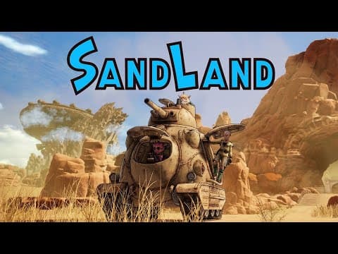 YouTube thumbnail for SAND LAND — Game Announcement Trailer (Designed by Akira Toriyama)