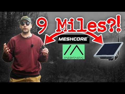 YouTube thumbnail for Building an Off-Grid Text Network: How Far Can ONE LoRa Node Reach? (Mesh Range Test)