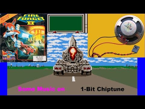 YouTube thumbnail for Fire & Forget II [MS DOS] Some Music on IBM PC Speaker