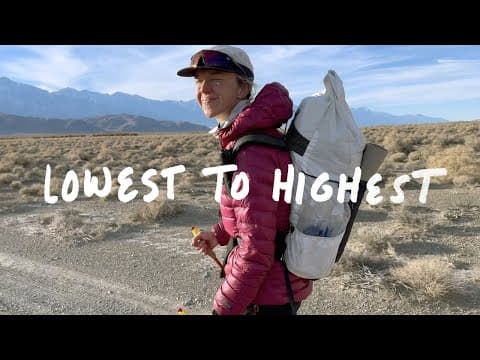 YouTube thumbnail for L2H FKT attempt with Abby and Cordis