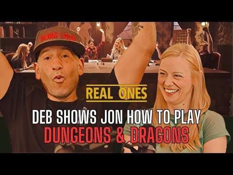 YouTube thumbnail for Deborah Ann Woll Teaches Jon Bernthal Dungeons and Dragons