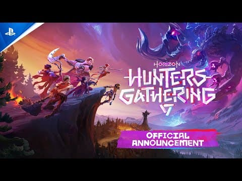 YouTube thumbnail for Horizon Hunters Gathering - Announcement Trailer | PS5 Games