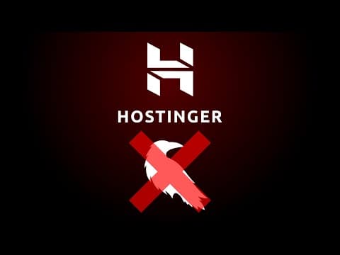 YouTube thumbnail for The censorship of Raven and Betanet by Hostinger