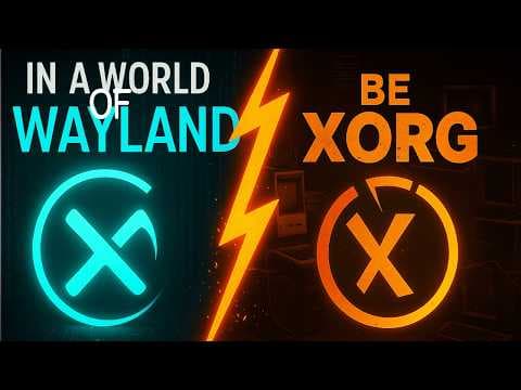 YouTube thumbnail for In a world of Wayland, be Xorg (yt video by youtux channel)