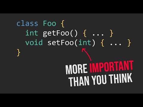 YouTube thumbnail for Why We Need Getters and Setters