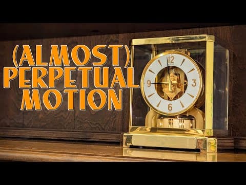 YouTube thumbnail for The Atmos Clock - It has the power to wind itself!