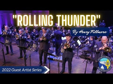 YouTube thumbnail for "Rolling Thunder" by Henry Fillmore
