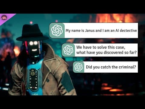 YouTube thumbnail for New Tech Demo Uses AI to Let You Converse with NPCs