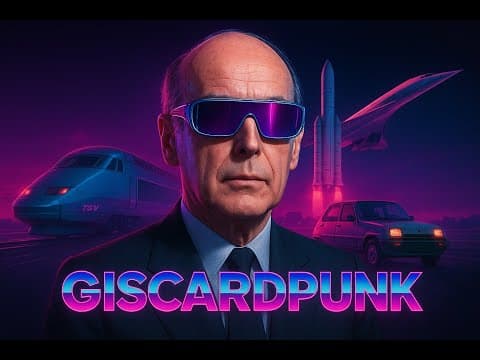 YouTube thumbnail for GiscardPunk - late 70's and 1980's technosolutionist France (synthwave edit)