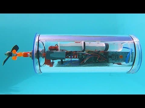 YouTube thumbnail for Building a Lego-Powered Submarine 4.0 - Automatic Depth Control - 7:26