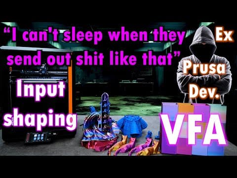 YouTube thumbnail for Noizie Works honest assessment of Prusa Core(ner cutter) One