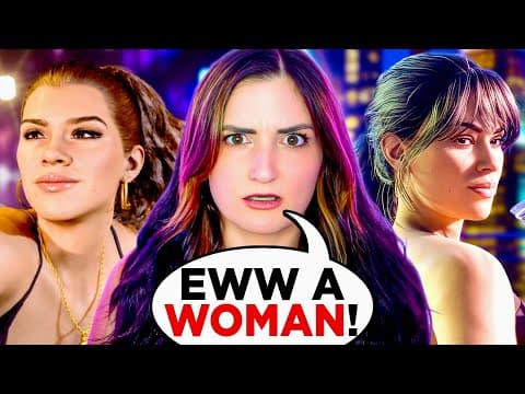 YouTube thumbnail for GTA 6 is feminist slop (Video essay by LaurenZside)