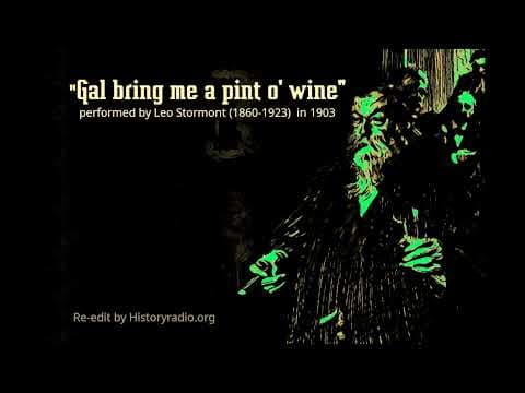 YouTube thumbnail for Great 1903 drinking song restored by Historyradio.org