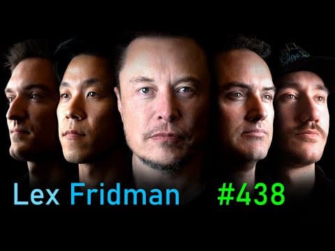YouTube thumbnail for Elon Musk: Neuralink and the Future of Humanity | Lex Fridman Podcast #438 [08:37:34 | AUG 02 2024 | Lex Fridman]