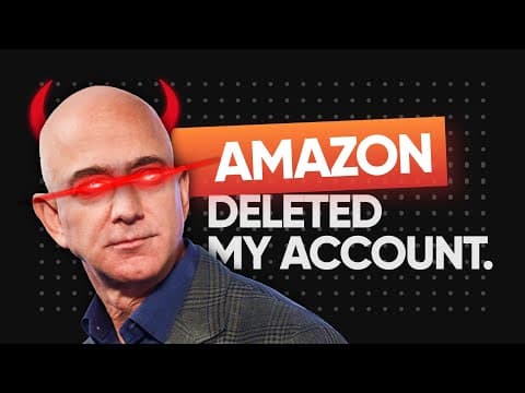 YouTube thumbnail for Amazon cancels my account after exposing account lockout for "racist doorbell"