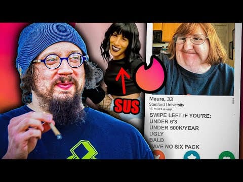 YouTube thumbnail for Going on TlNDER was a MISTAKE... Sam